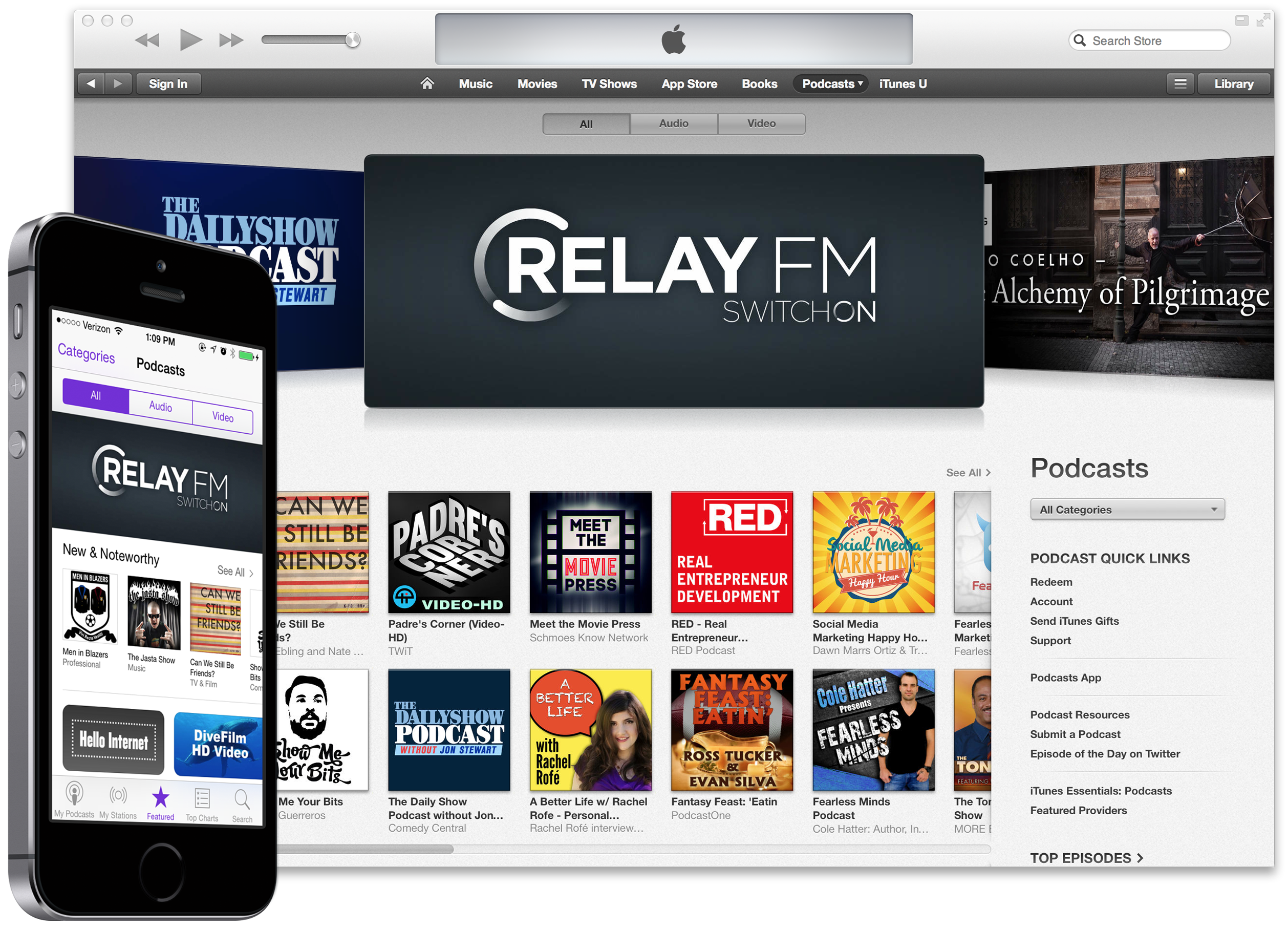 Relay in iTunes